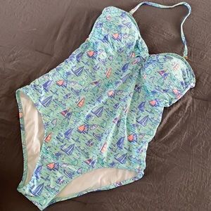 VINEYARD VINES sailboat one piece swim